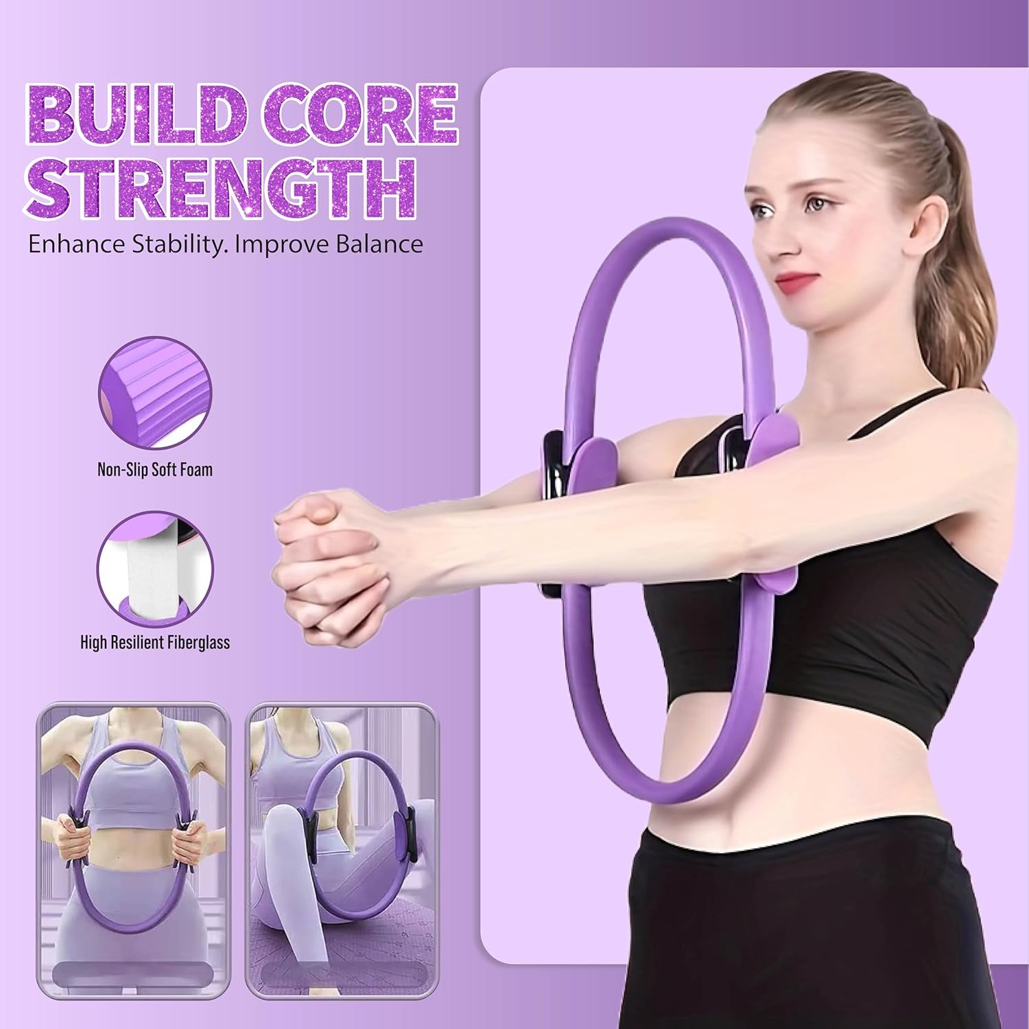 Pilates Kit with Weights, Pilates Kit with Ankle Wrist Weights, Pilates Set, at Home Pilates Kit, Pilates Sets for Women, Pilates Essential Kit, Pilates Accessories, Pilates Workout Sets