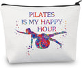 Pilate Makeup Bag Pilates Lover Gift Pilates Is My Happy Hour Pilates Meditation Gift Pilates Instructor Gift (Pilates Hour)
